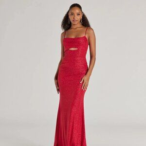 Windsor Red Glitter Gown Harley